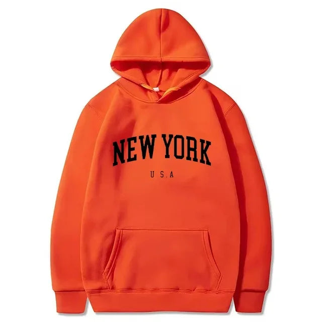 Men Women New York Printed Graphic Sweatshirt