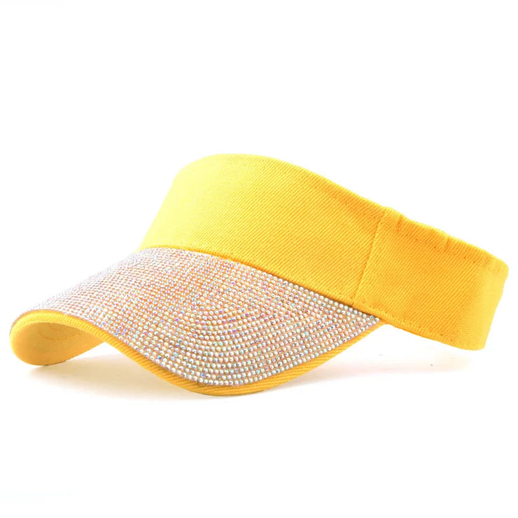 Women's Diamond Inlaid Hollow Hat