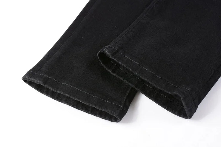 Distressed High Streetwear Stretch Skinny jeans