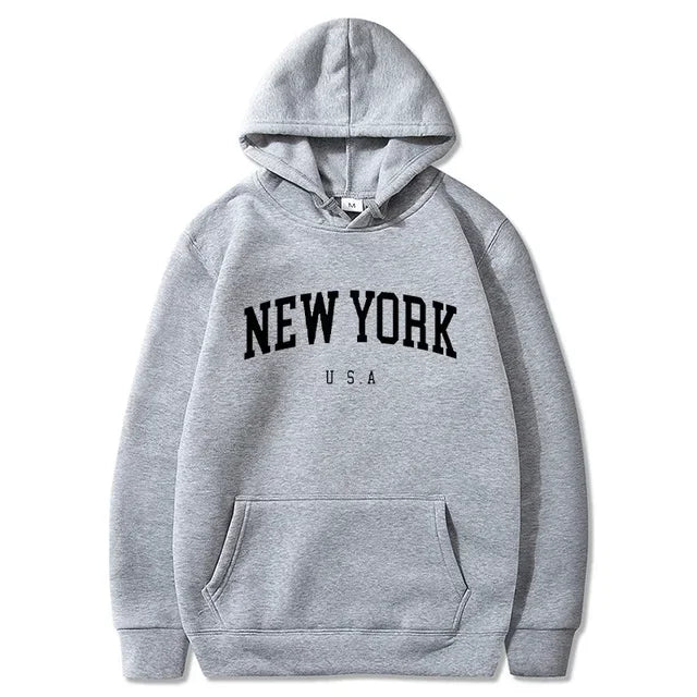 Men Women New York Printed Graphic Sweatshirt