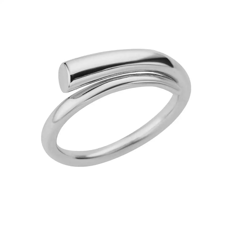 Luxury Double Bead Ball Ring  by DARK