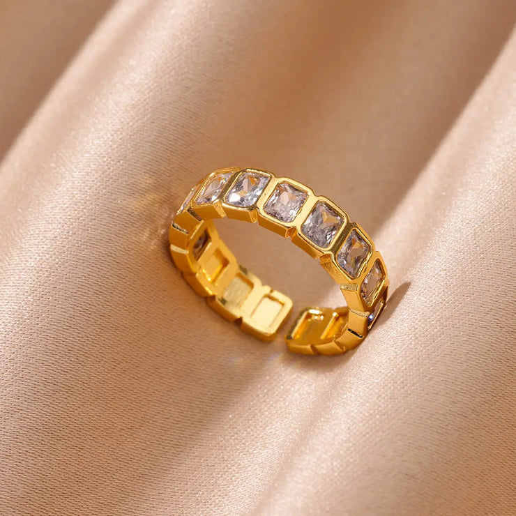 Luxury Cubic Zircon Rings for Women