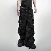 American Vintage Gothic  Washed Multi-Pocket Denim