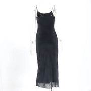 Gothic Black Sexy Sleeveless Party Wear