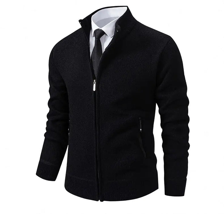 Winter Casual Slim Zipper Cardigans Knitting Jacket