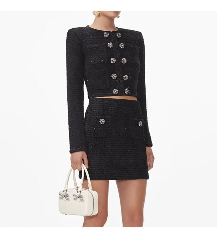 Luxury Knitting Cardigans Set