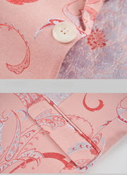 609 Host Emcee Wedding Groomsman Jacquard Two-piece Set