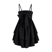 New Popular Backless Bow Suspender Dress