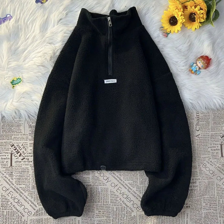 Autumn Korean-style Loose Pullover sweatshirt