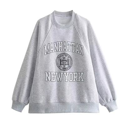 Printed Long Sleeve Sweatshirt / jogger