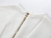 Luxury V-neckline Double-breasted Sleeveless For Women