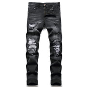 Men's Distressed Stretch Ripped Hip Hop Slim Fit