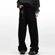 New Coconut Tree Embroidered Baggy Denim