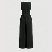 Mia Muse Women's Sleeveless  Jump Suit
