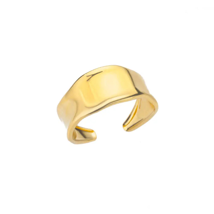 Luxury Double Bead Ball Ring  by DARK