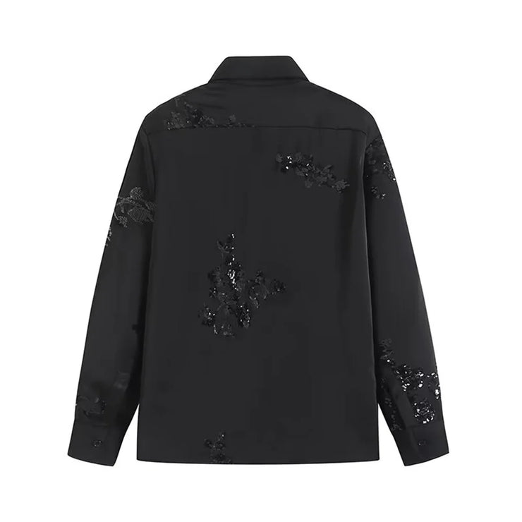 Long sleeved Heavy Industry Embroidered  Set