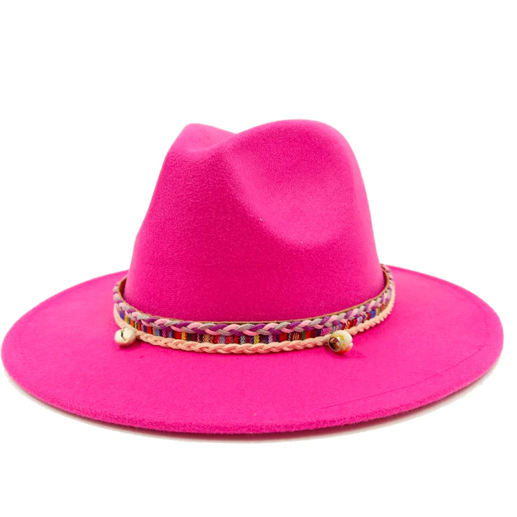 Hand sewn Fedoras adjustable unisex hat