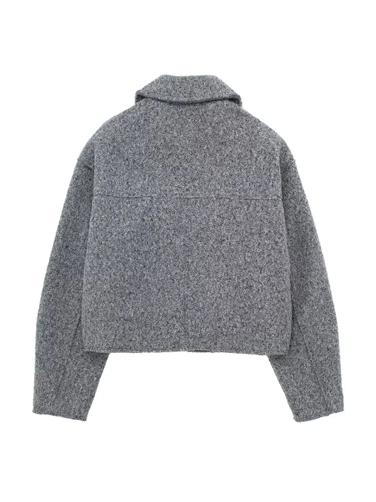 Luxury Will Vintage Lapel Neck Long Sleeve Jacket