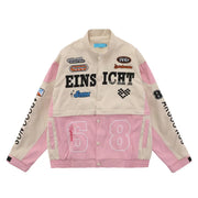 new American retro high street motorcycle jacket