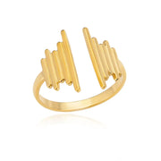 Luxury Double Bead Ball Ring  by DARK