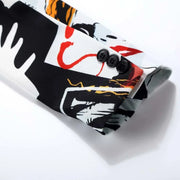 Men's luxury Streetwear printed cropped jacket