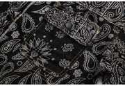 STREETWEAR  PRINTED PATTERN WEAVE  FASHIONABLE COAT