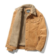 corduroy velvet casual cotton jacket
