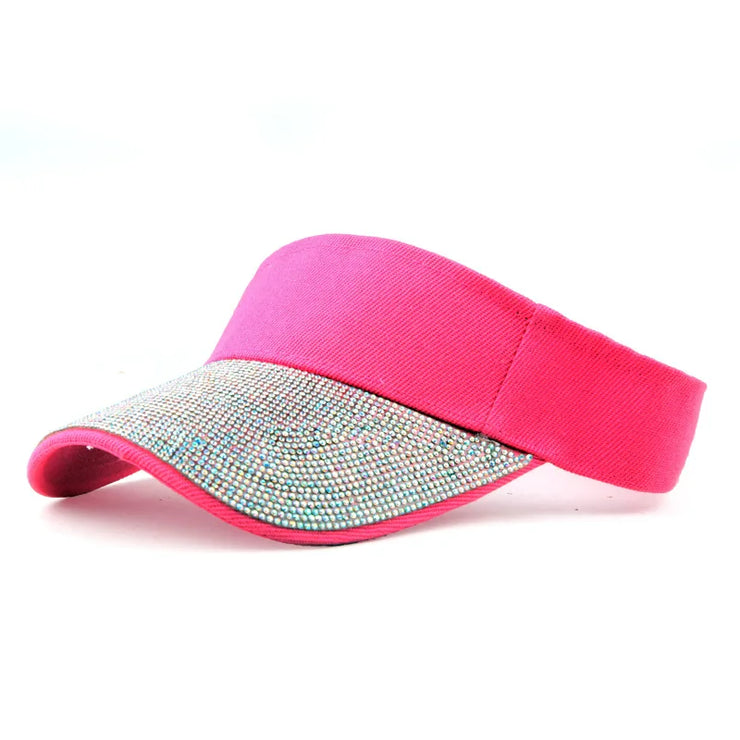 Women's Diamond Inlaid Hollow Hat