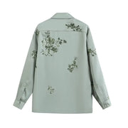 Long sleeved Heavy Industry Embroidered  Set