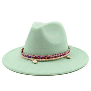 Hand sewn Fedoras adjustable unisex hat