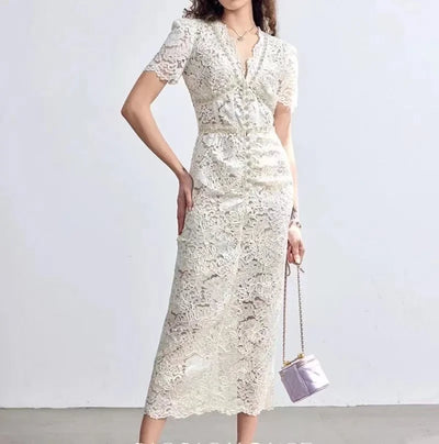 Luxury Summer Lace Prom Party Dress