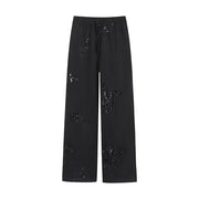 Long sleeved Heavy Industry Embroidered  Set