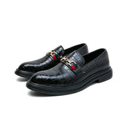 LUXARYBRANDED EMBOSSED COMFORTABLE LOAFERS