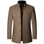 Men Woollen Trench Cashmere Jackets