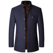 Men Woollen Trench Cashmere Jackets