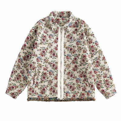Streetwear Vintage Oversized Printed Jacket
