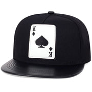 Hip Hop baseball Cap poker embroidery personalized Hat