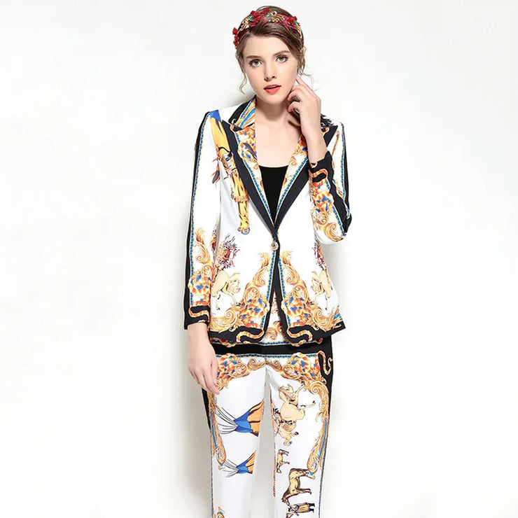 DESIGNER LONG SLEEVED SUIT FOR MEN / WOMWN