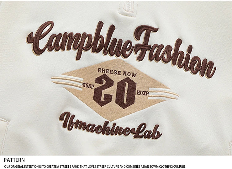 Men luxurious  Embroidery pullover sweatshirt