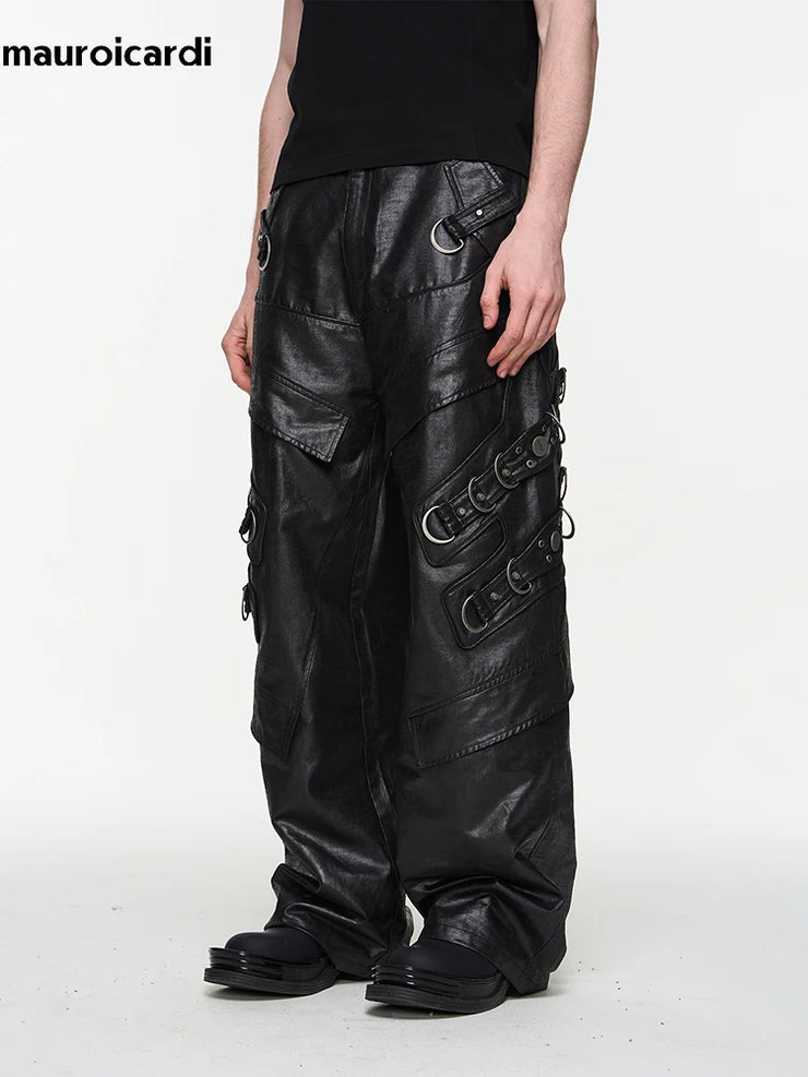 COOL LUXARY PU LEATHRED MOTORCYCLE PANT