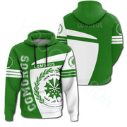 PRINTED SPORTS WIND HOODIE  AUTUMN AND WINTER AFRICAN SPORTS WIND PRINTED HOODIE