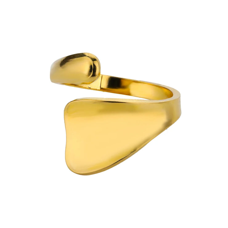 Luxury Double Bead Ball Ring  by DARK