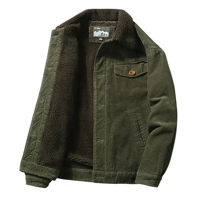 corduroy velvet casual cotton jacket
