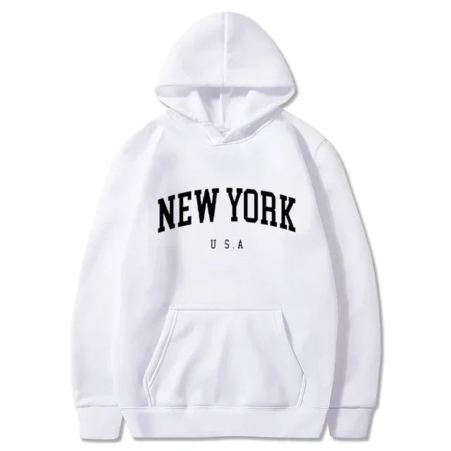 Men Women New York Printed Graphic Sweatshirt