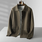 Long Sleeve Knitted Business Casual Wool Sweater
