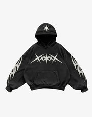 Men Vintage High Street Hooded Sweatshirt