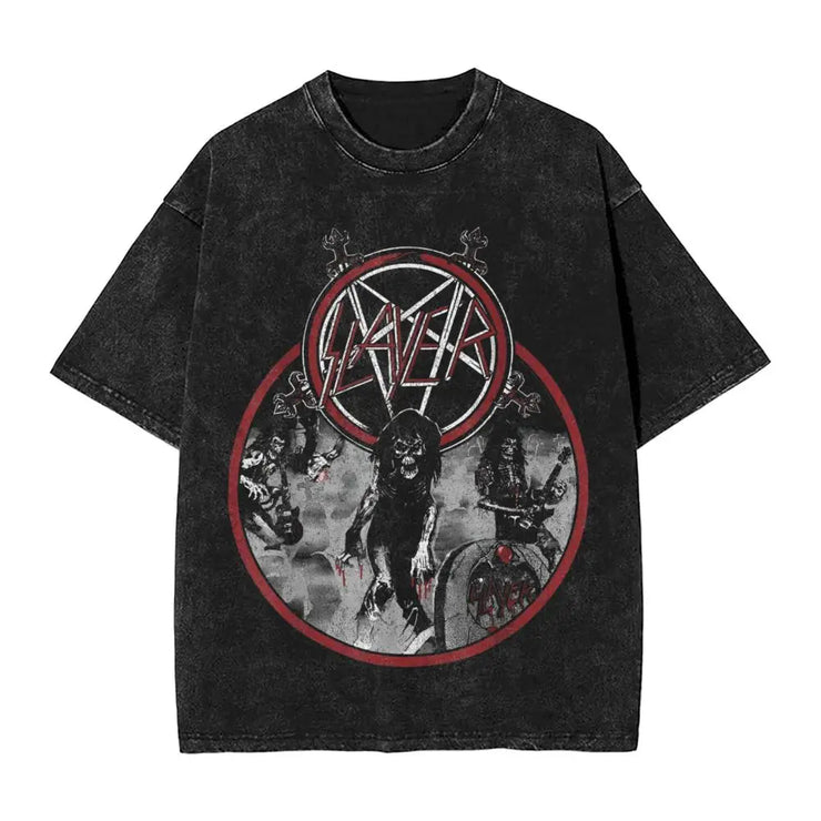 Washed Slayers Tour 91 Eagle T-Shirt