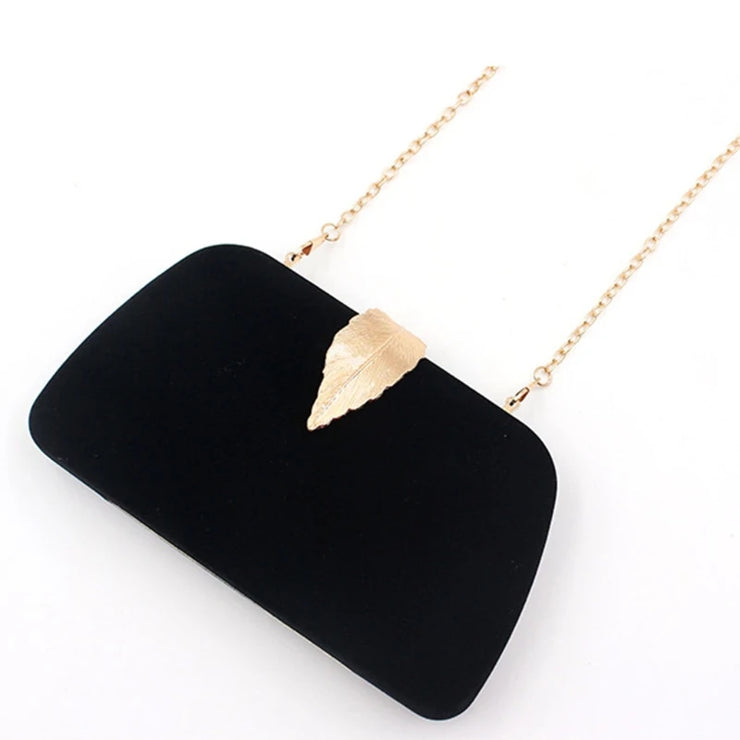 Women's Elegant Buckle Leaf Purse