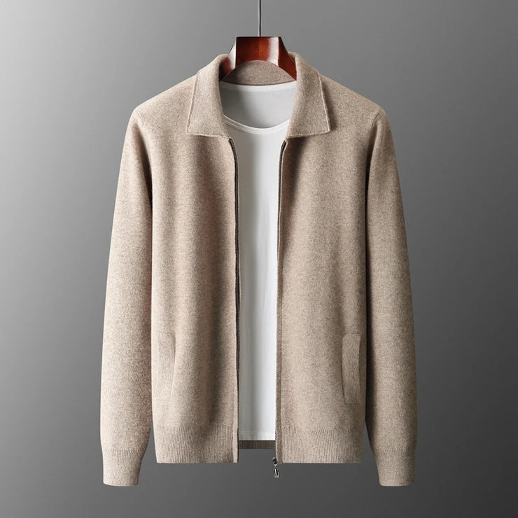 casual knitted cotton jacked jacket