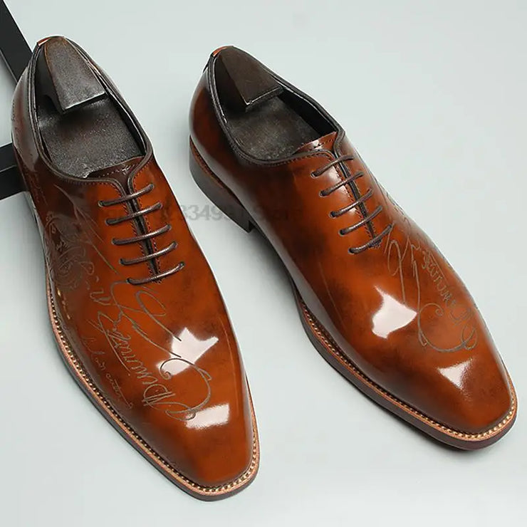 MENS LEATHER  OXFORD  CALF OFFICIAL SHOES
